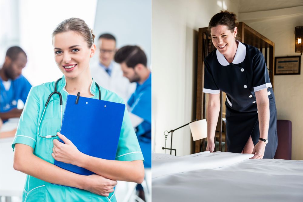 Hospitality and Healthcare Uniform Rental Service in Texas